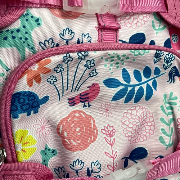 Floral Pink Pottery Barn Kids Backpack - Picture 3 of 7